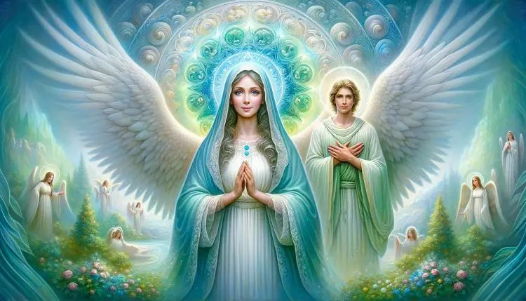 Mother Mary and Twin Flame Raphael