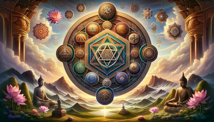 Hexagram in Buddhism