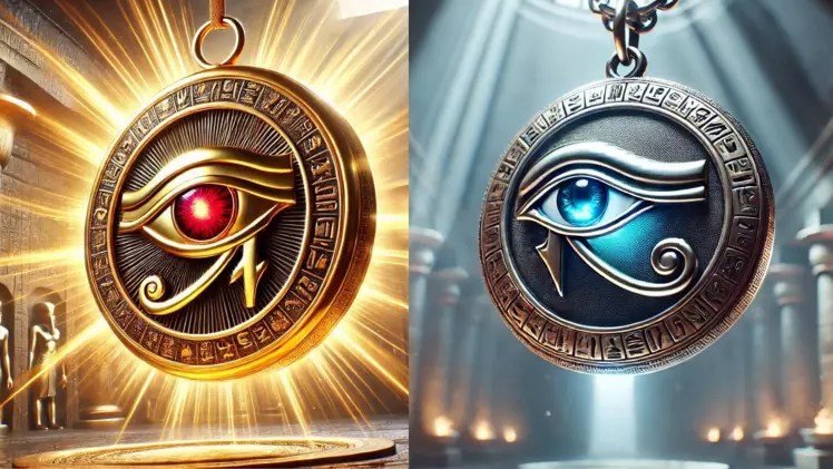 Eye of Ra vs Eye of Horus Amulets